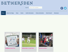 Tablet Screenshot of bethersden.org.uk